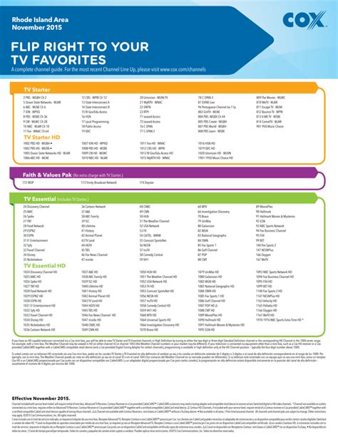 channel cox|cox tv packages channel lineup.